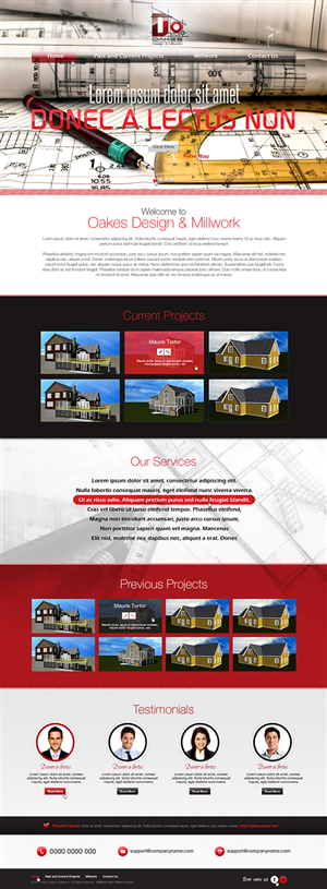 Web Design by Latest Design Ideas for Oakes Design & Millwork | Design: #3254634