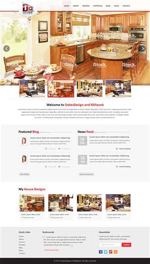 Web Design by Mayank Patel for Oakes Design & Millwork | Design: #3114861