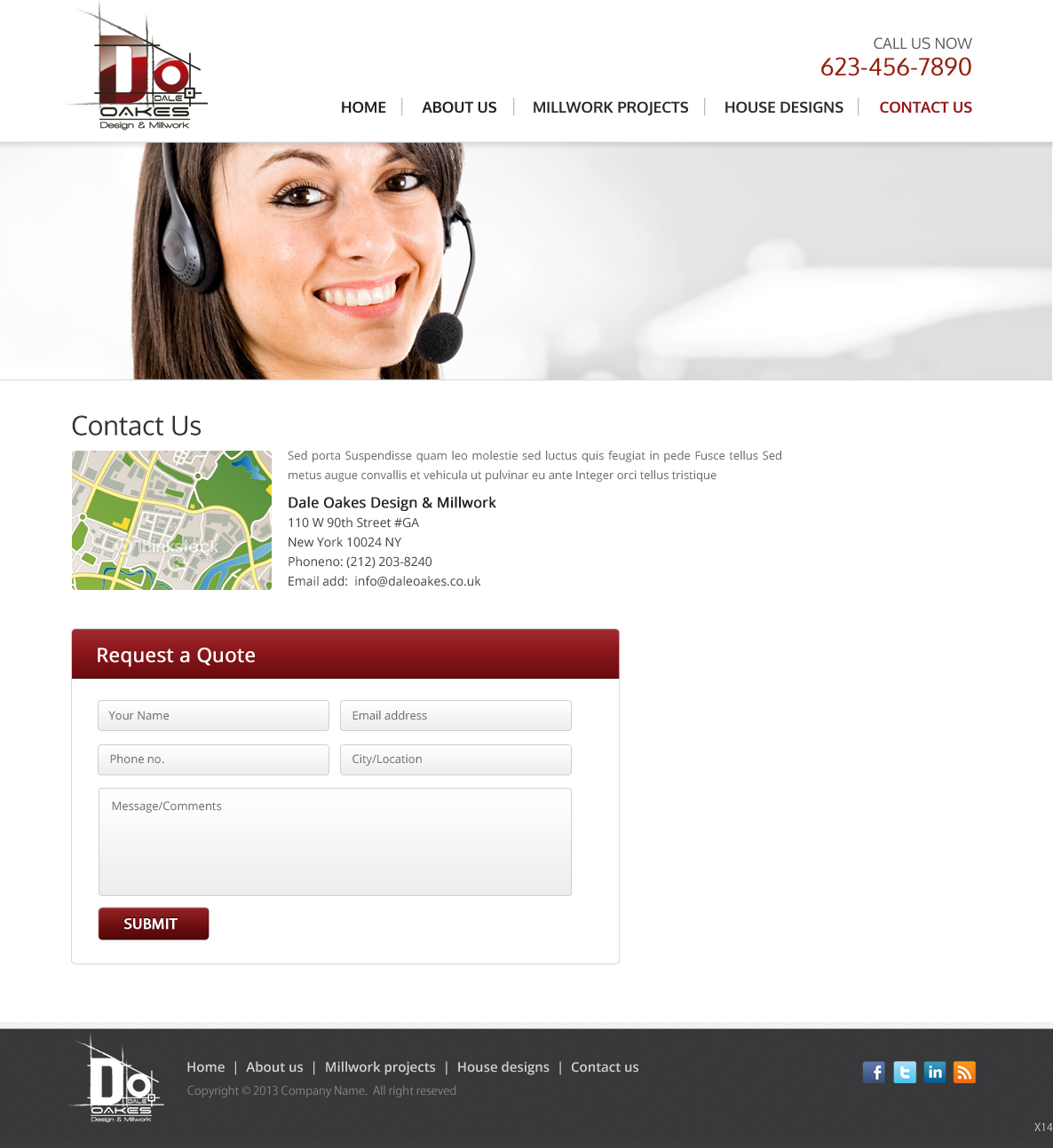 Web-Design von pb für Oakes Design & Millwork | Design #3161809