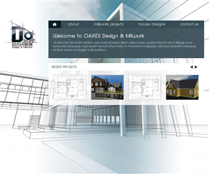 Web Design by jeckx2 for Oakes Design & Millwork | Design: #3219392