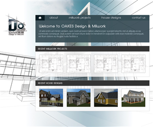 Web Design by jeckx2 for Oakes Design & Millwork | Design #3219398