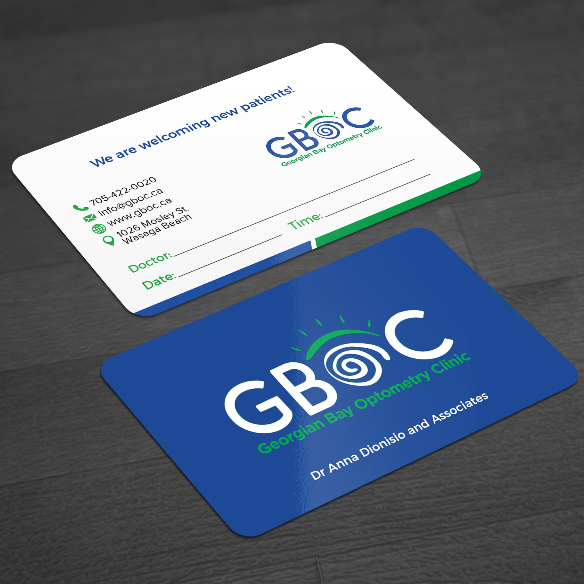 Diseño de Tarjeta de Presentación por WellDesign para Georgian Bay Optometry Clinic | Diseño #31822517