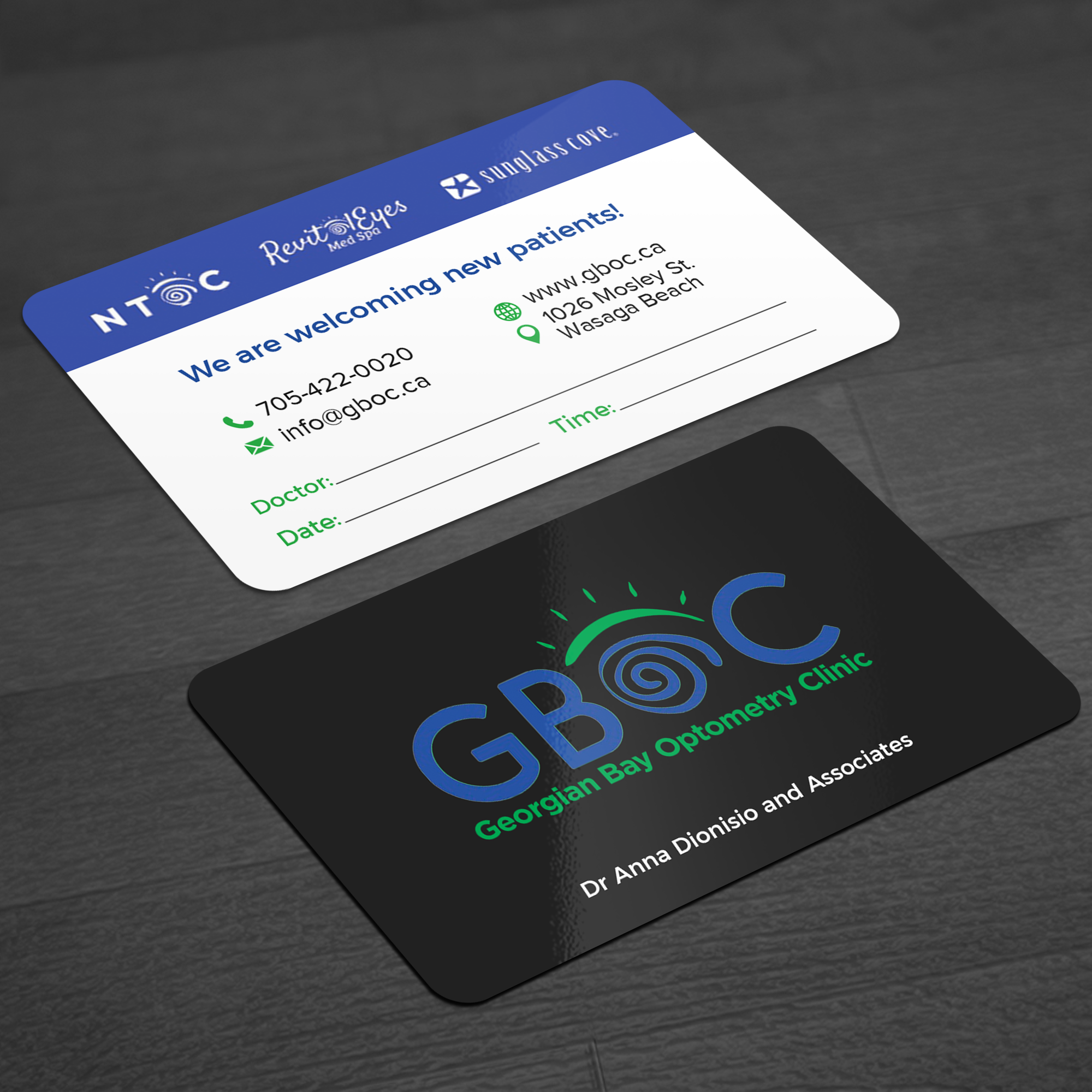 Business Card Design by WellDesign for Georgian Bay Optometry Clinic | Design #31822518