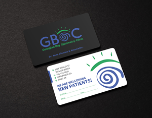 Business Card Design by Sun Moon Graphic Designer for Georgian Bay Optometry Clinic | Design #31820589