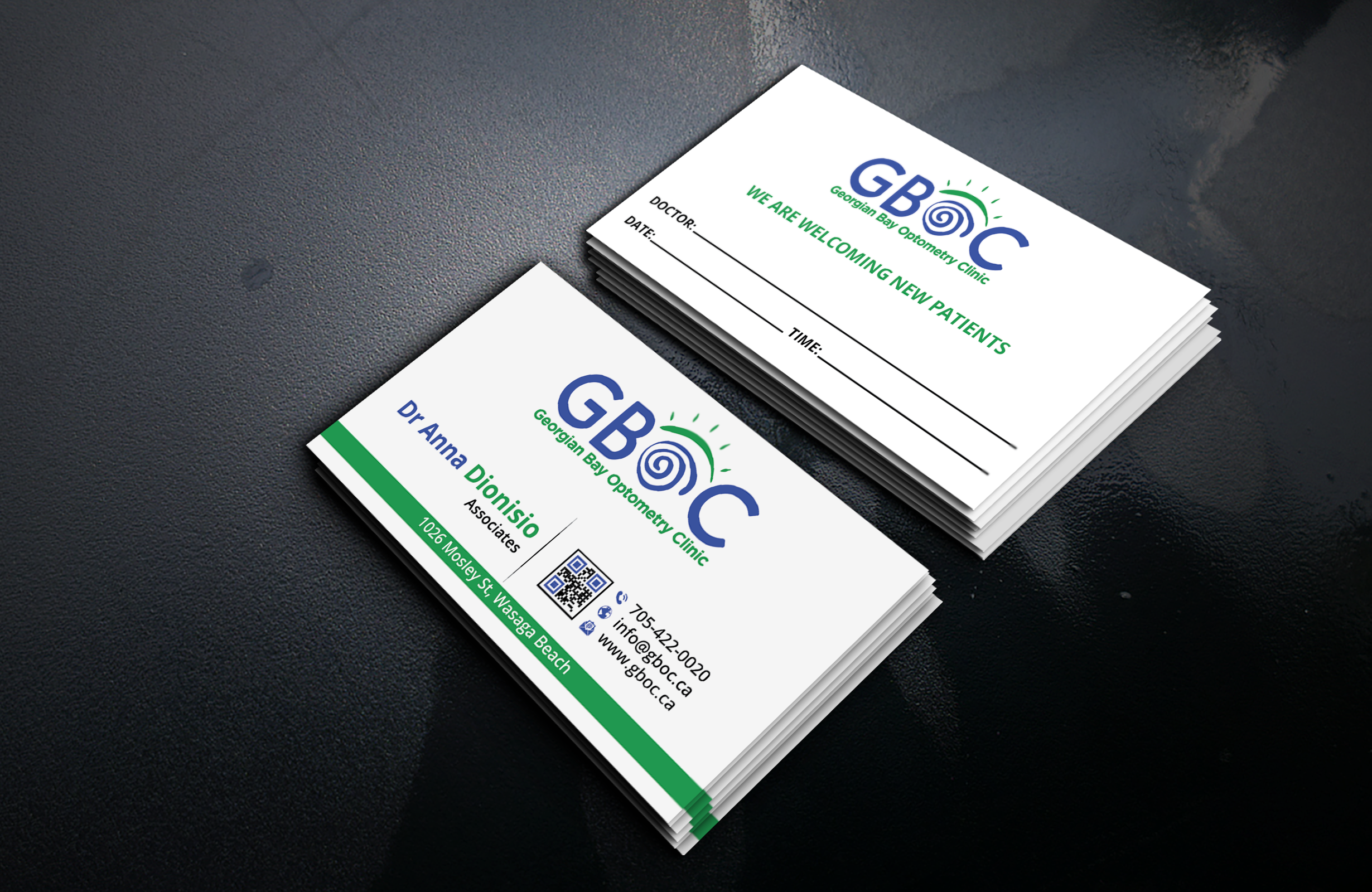 Business Card Design by DesignerShahadat for Georgian Bay Optometry Clinic | Design #31829717