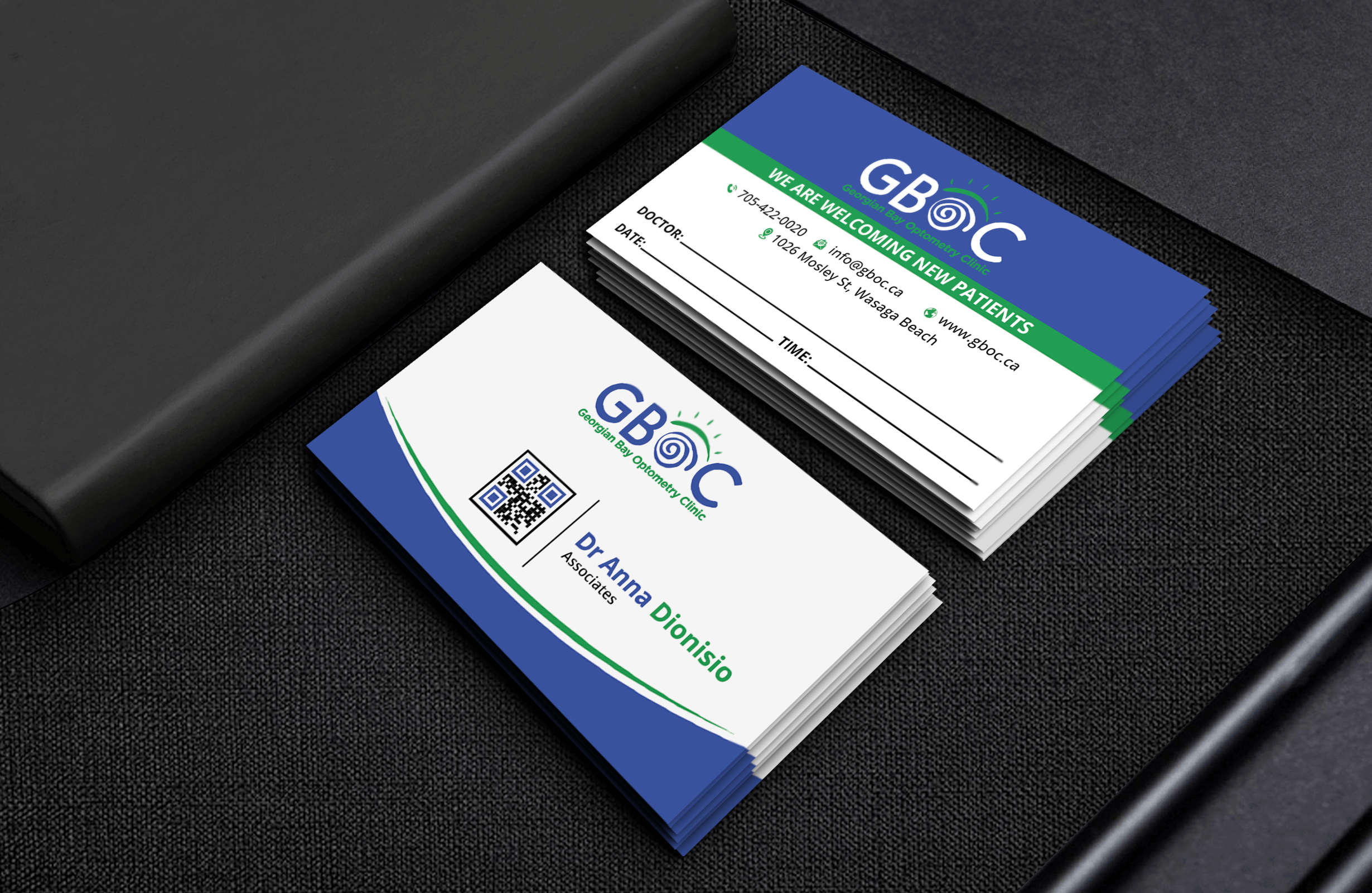 Business Card Design by DesignerShahadat for Georgian Bay Optometry Clinic | Design #31829794