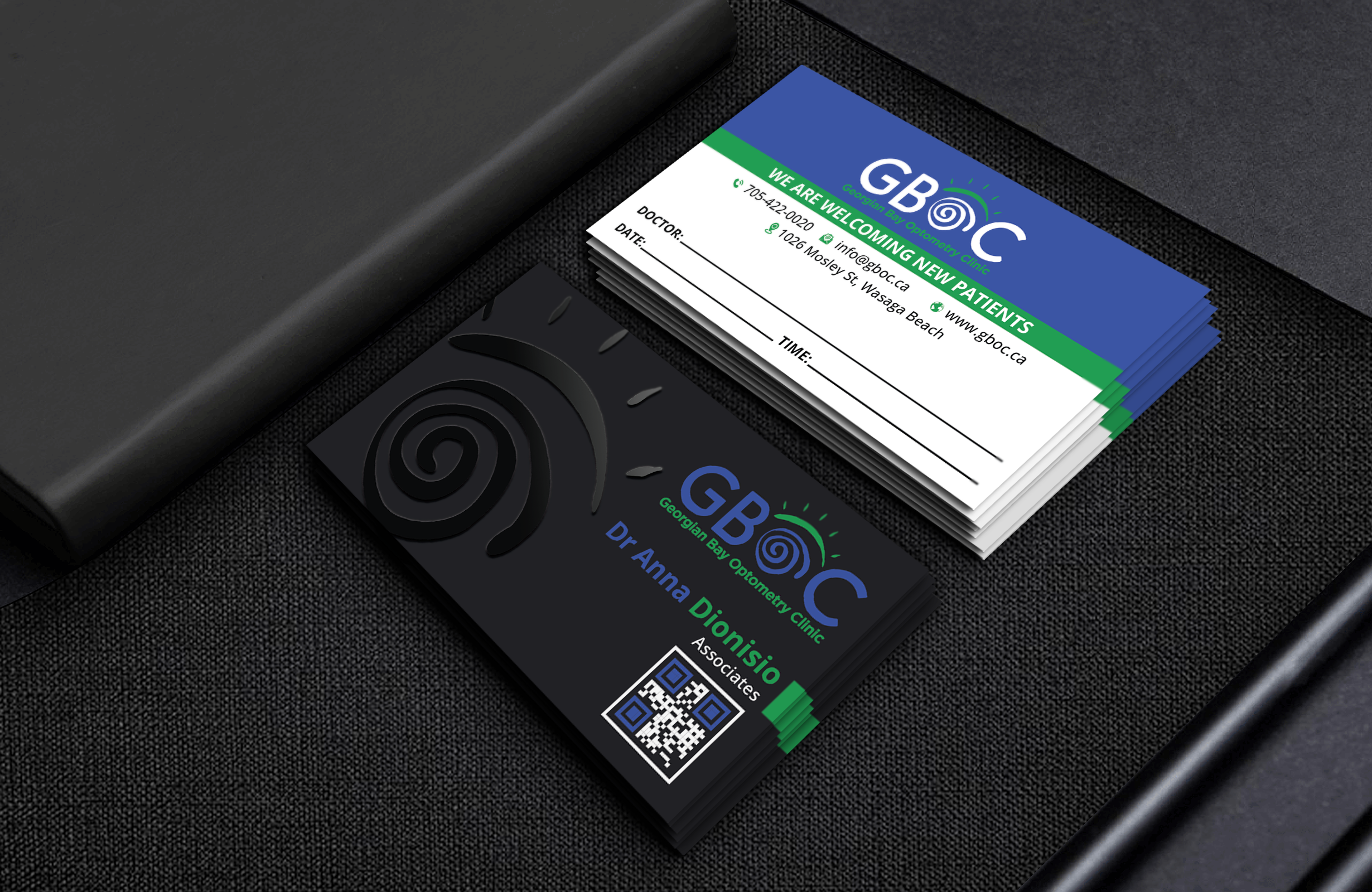 Business Card Design by DesignerShahadat for Georgian Bay Optometry Clinic | Design #31829831