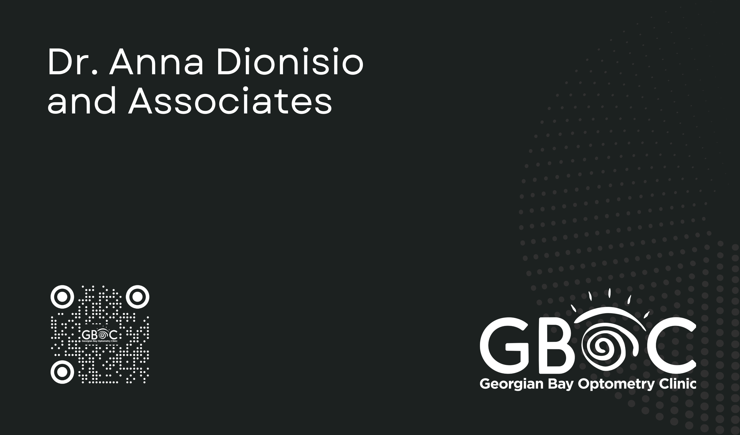 Diseño de Tarjeta de Presentación por Chas Designs para Georgian Bay Optometry Clinic | Diseño #31834536