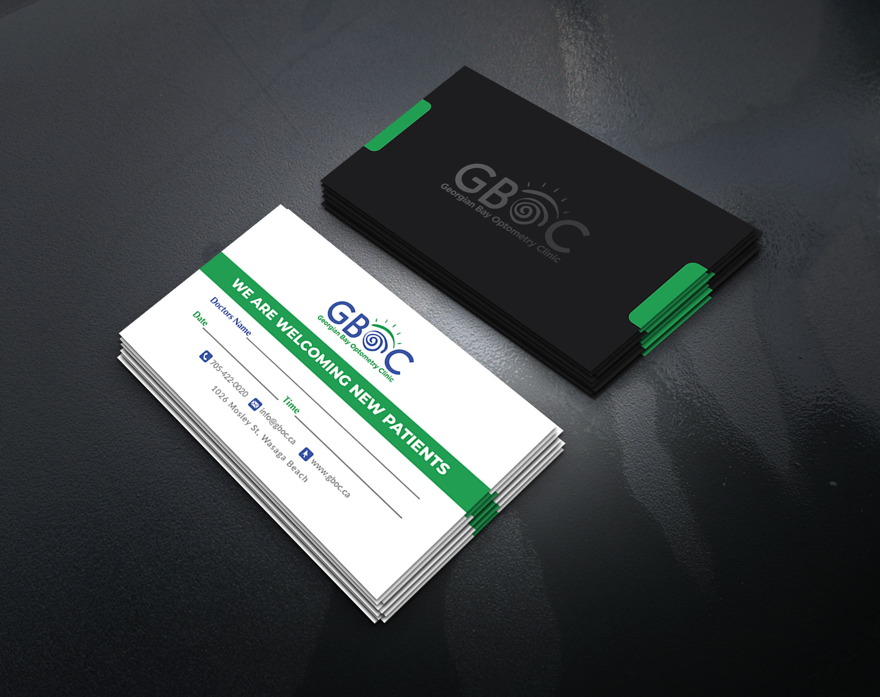 Diseño de Tarjeta de Presentación por artbitin para Georgian Bay Optometry Clinic | Diseño #31858351