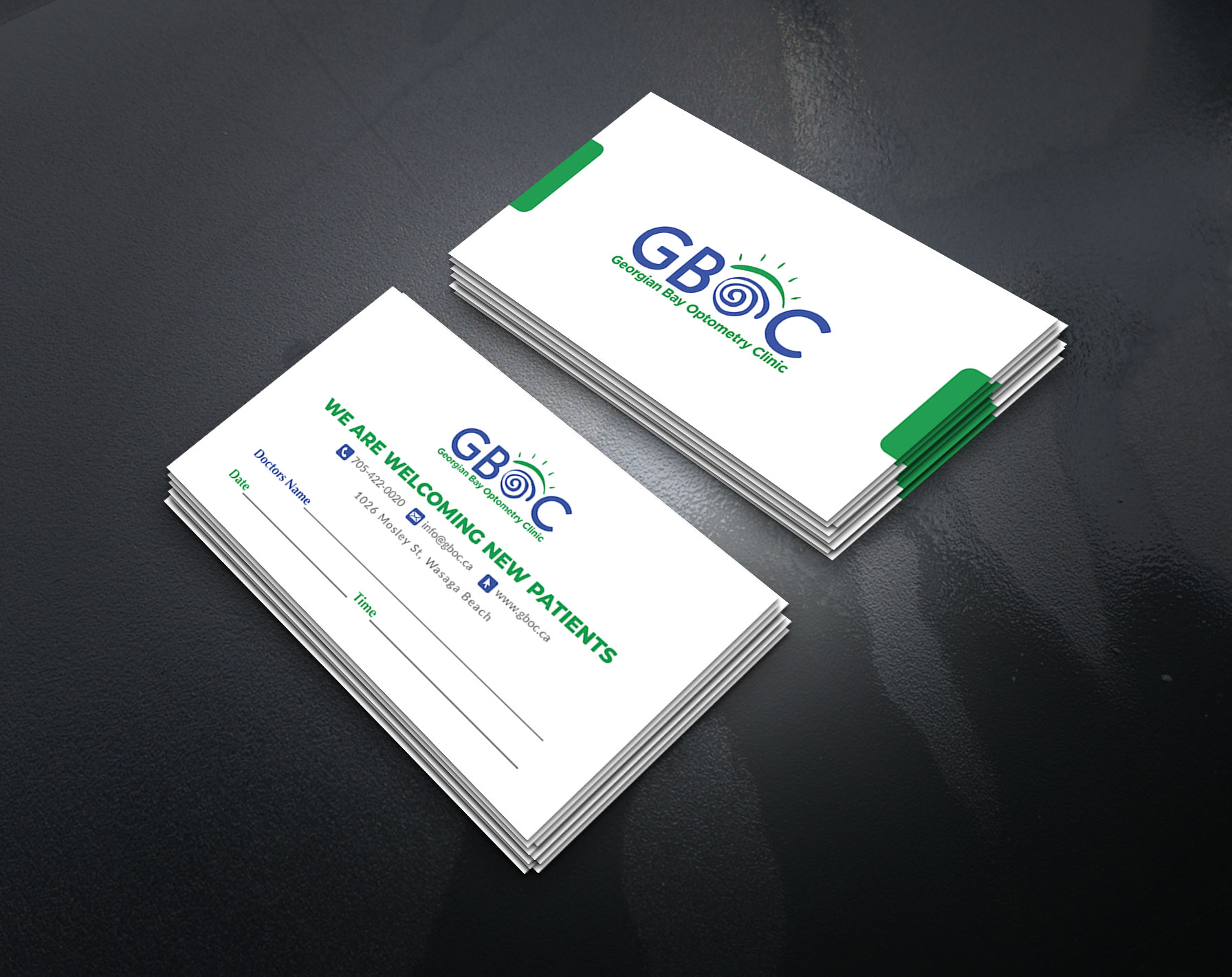 Business Card Design by artbitin for Georgian Bay Optometry Clinic | Design #31858352
