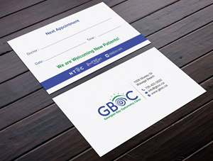 Business Card Design by Brand aid for Georgian Bay Optometry Clinic | Design: #31820475