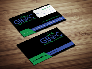 Business Card Design by Magic of Art for Georgian Bay Optometry Clinic | Design #31859392