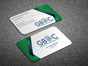 Business Card Design by Magic of Art for Georgian Bay Optometry Clinic | Design: #31859393