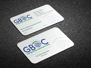 Business Card Design by Magic of Art for Georgian Bay Optometry Clinic | Design: #31859395