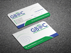 Business Card Design by Magic of Art for Georgian Bay Optometry Clinic | Design: #31859396