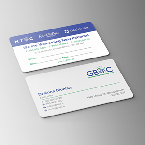 Business Card Design by Bikash Das for Georgian Bay Optometry Clinic | Design: #31854727