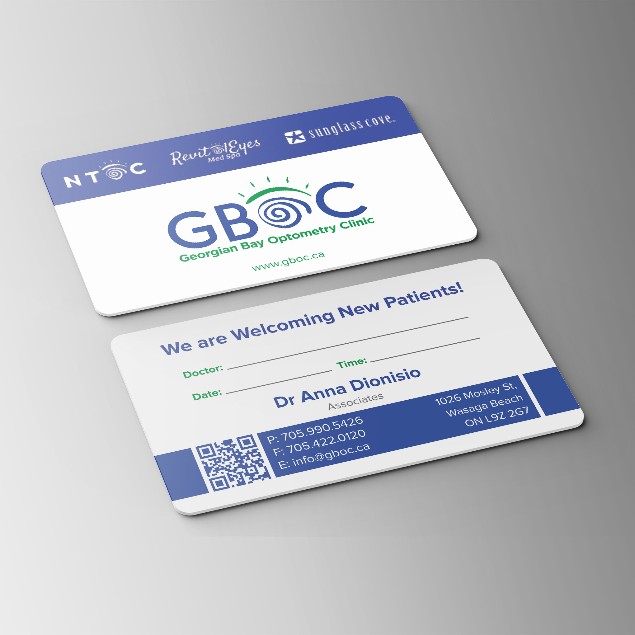 Business Card Design by Bikash Das for Georgian Bay Optometry Clinic | Design #31855864