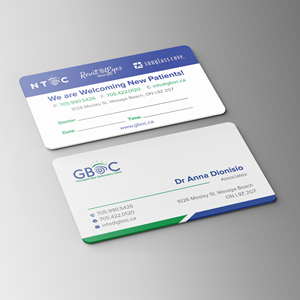 Business Card Design by Bikash Das for Georgian Bay Optometry Clinic | Design: #31856090