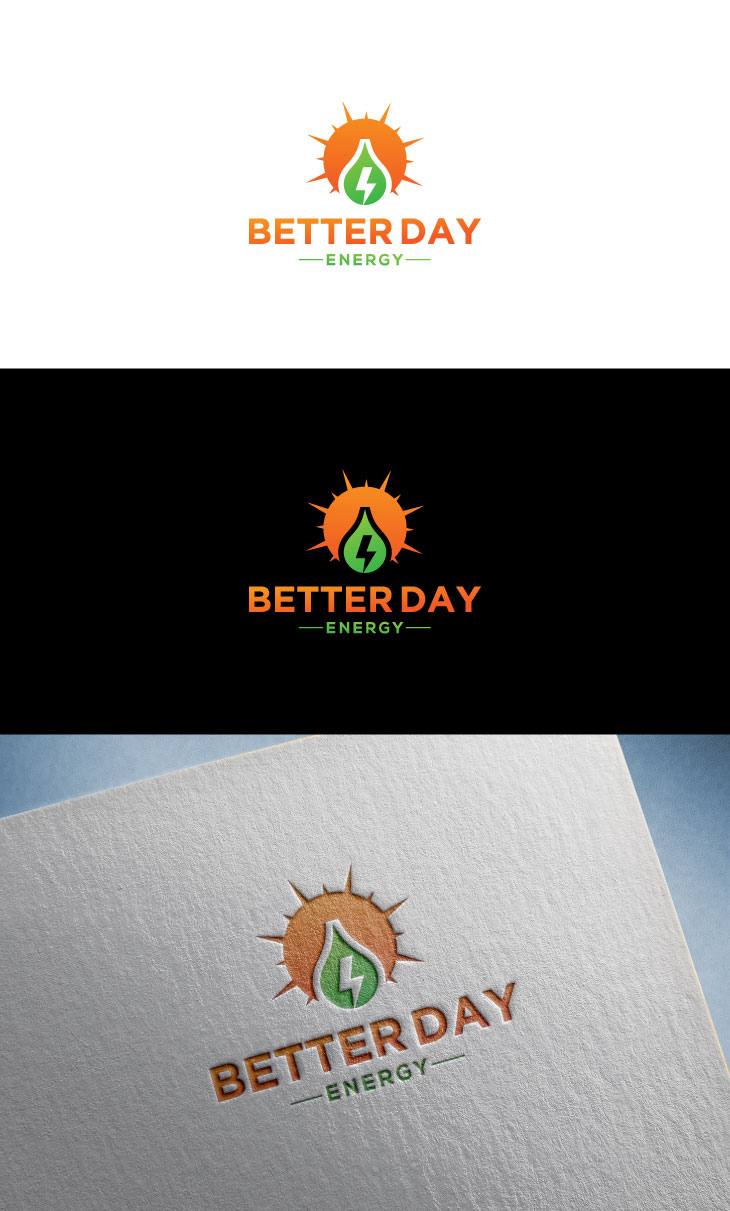 Logo Design by flora.c design for Better Day Energy | Design #31837348