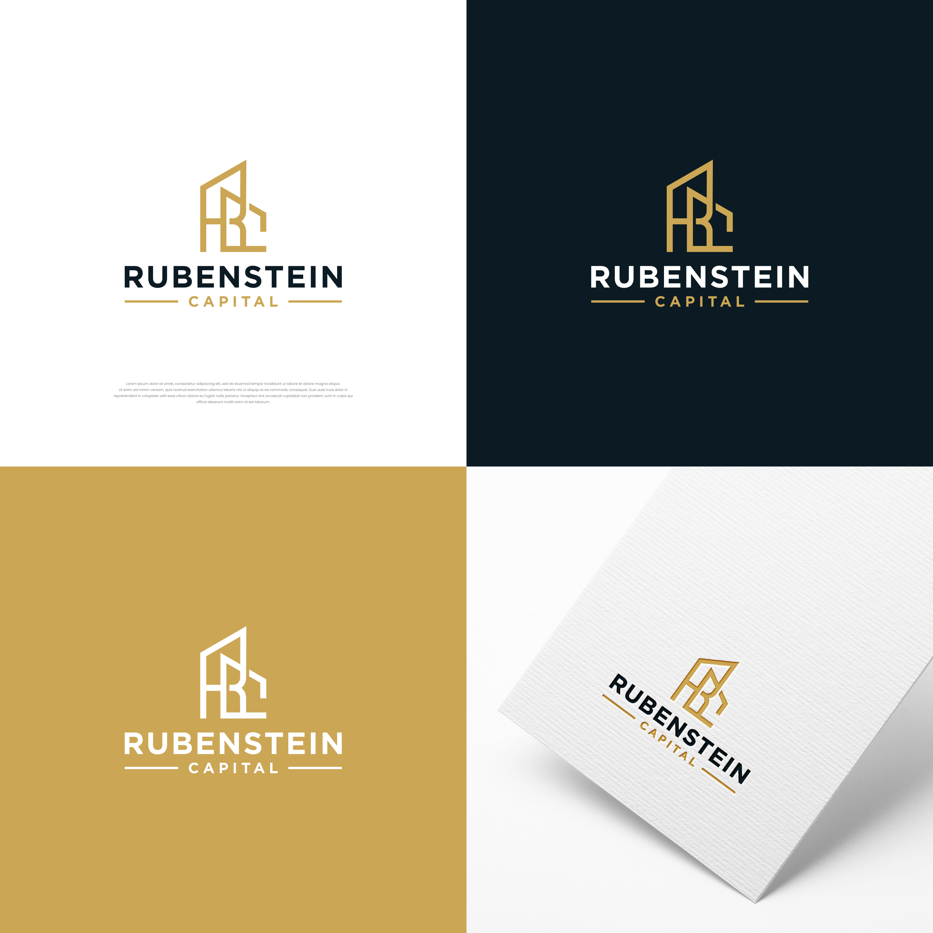 Logo Design by ge.logo for Rubenstein Capital | Design #31825944