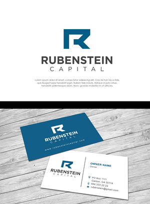 Logo Design by Bobdesigns for Rubenstein Capital | Design: #31837091