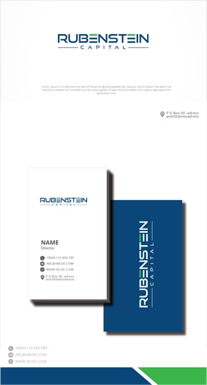 Diseño de Logo por zebronicgraphic para Rubenstein Capital | Diseño: #31831489