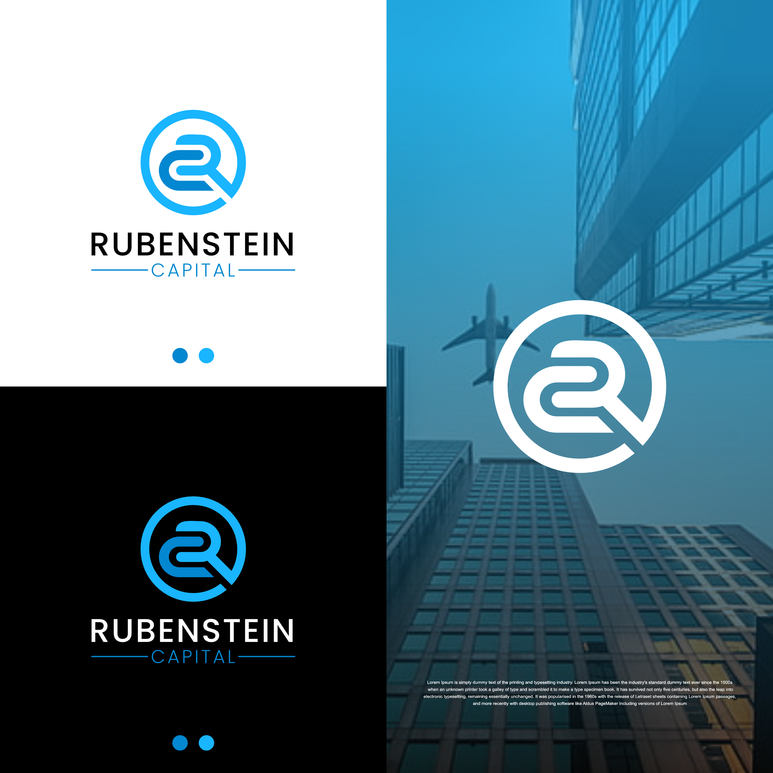 Logo Design by TULLUS STUDIO™ for Rubenstein Capital | Design #31826670