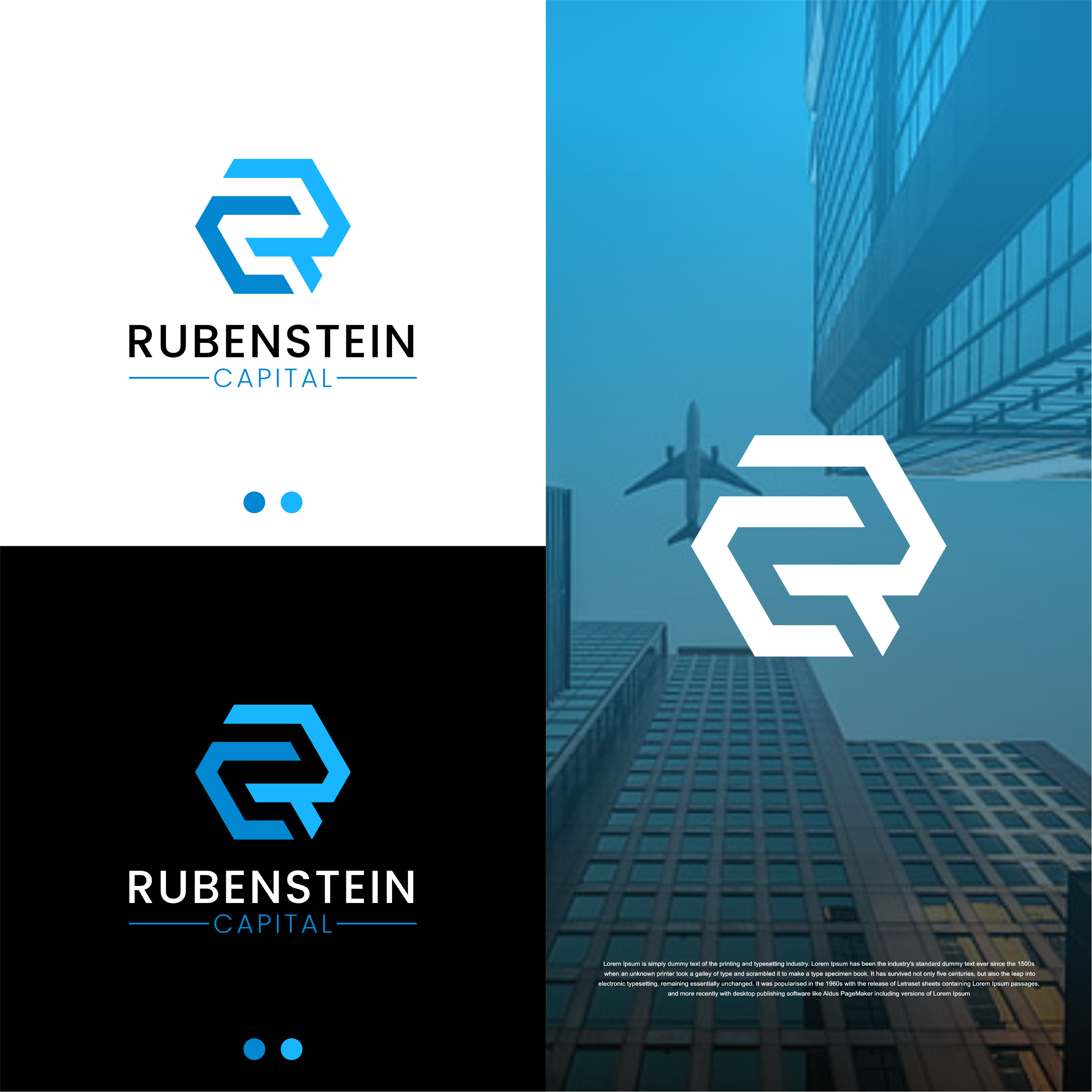 Logo Design by TULLUS STUDIO™ for Rubenstein Capital | Design #31826671