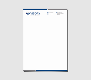 Diseño de Membrete por Thati Designs para Visory LLC | Diseño: #31827321
