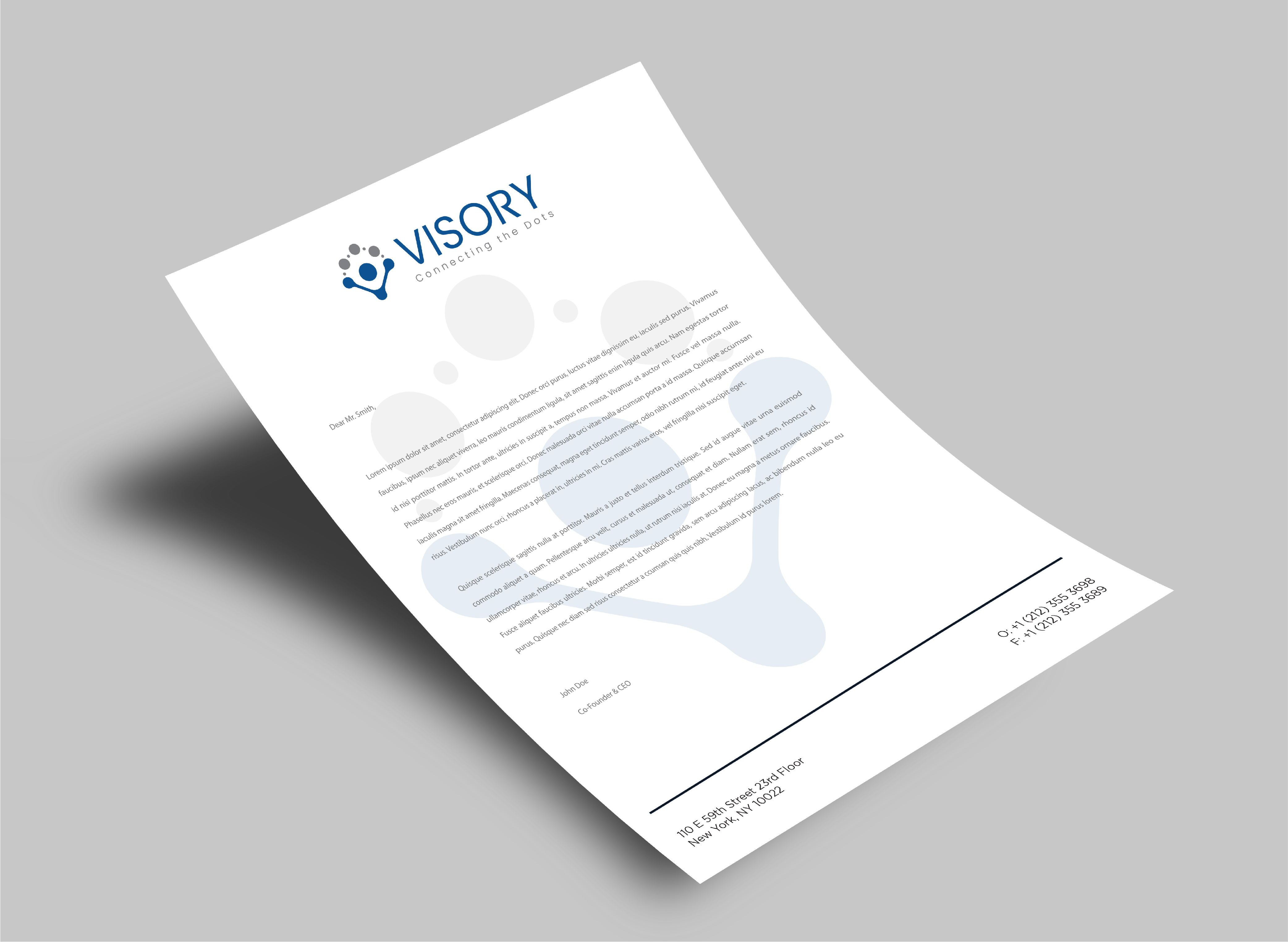 Letterhead Design by RKsharma for Visory LLC | Design #31826694