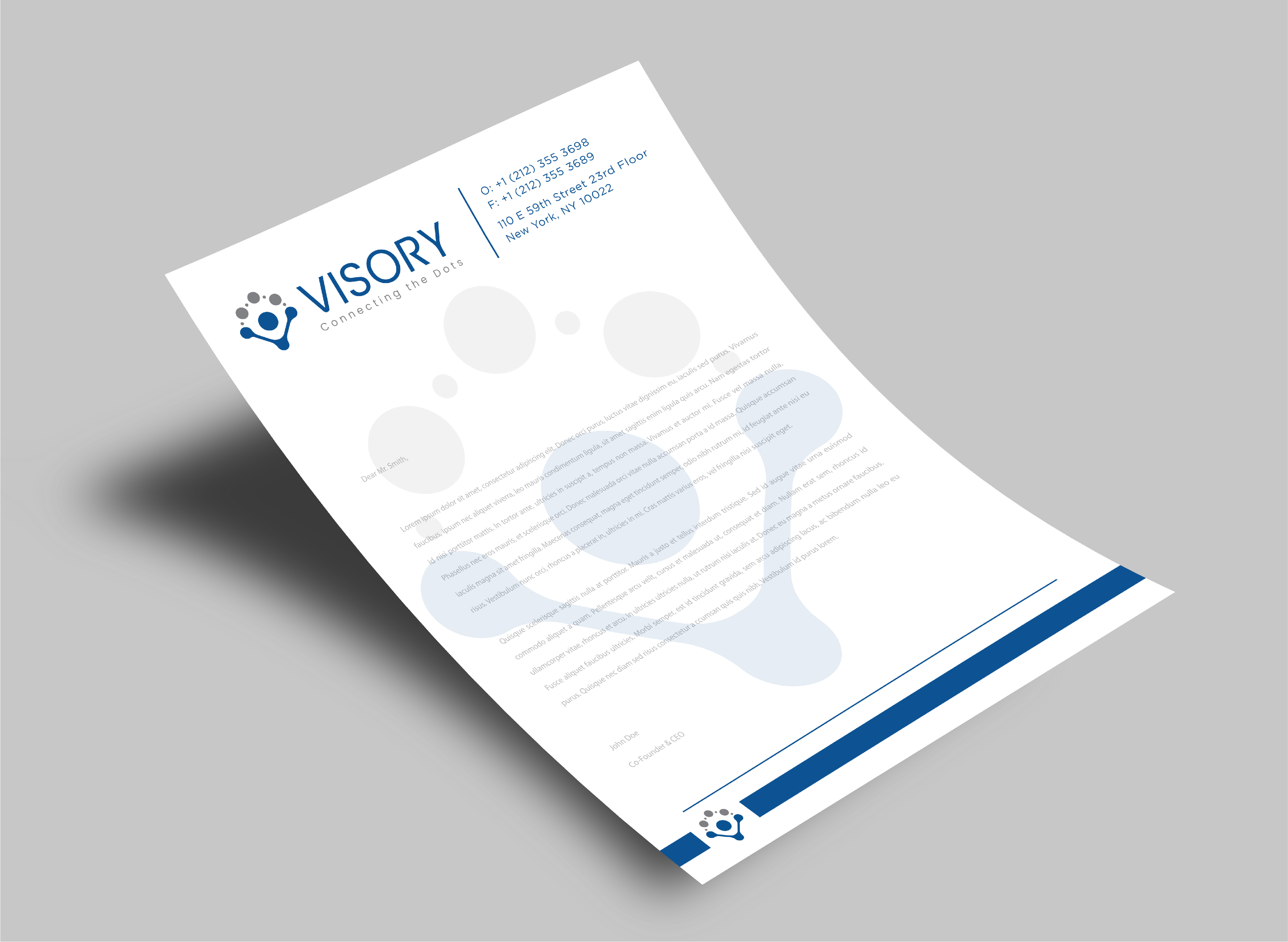Letterhead Design by RKsharma for Visory LLC | Design #31826746