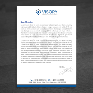 Diseño de Membrete por WellDesign para Visory LLC | Diseño: #31826361