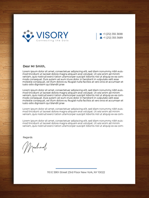 Design En-Tête par Innovative Graphix pour Visory LLC | Design : #31825130