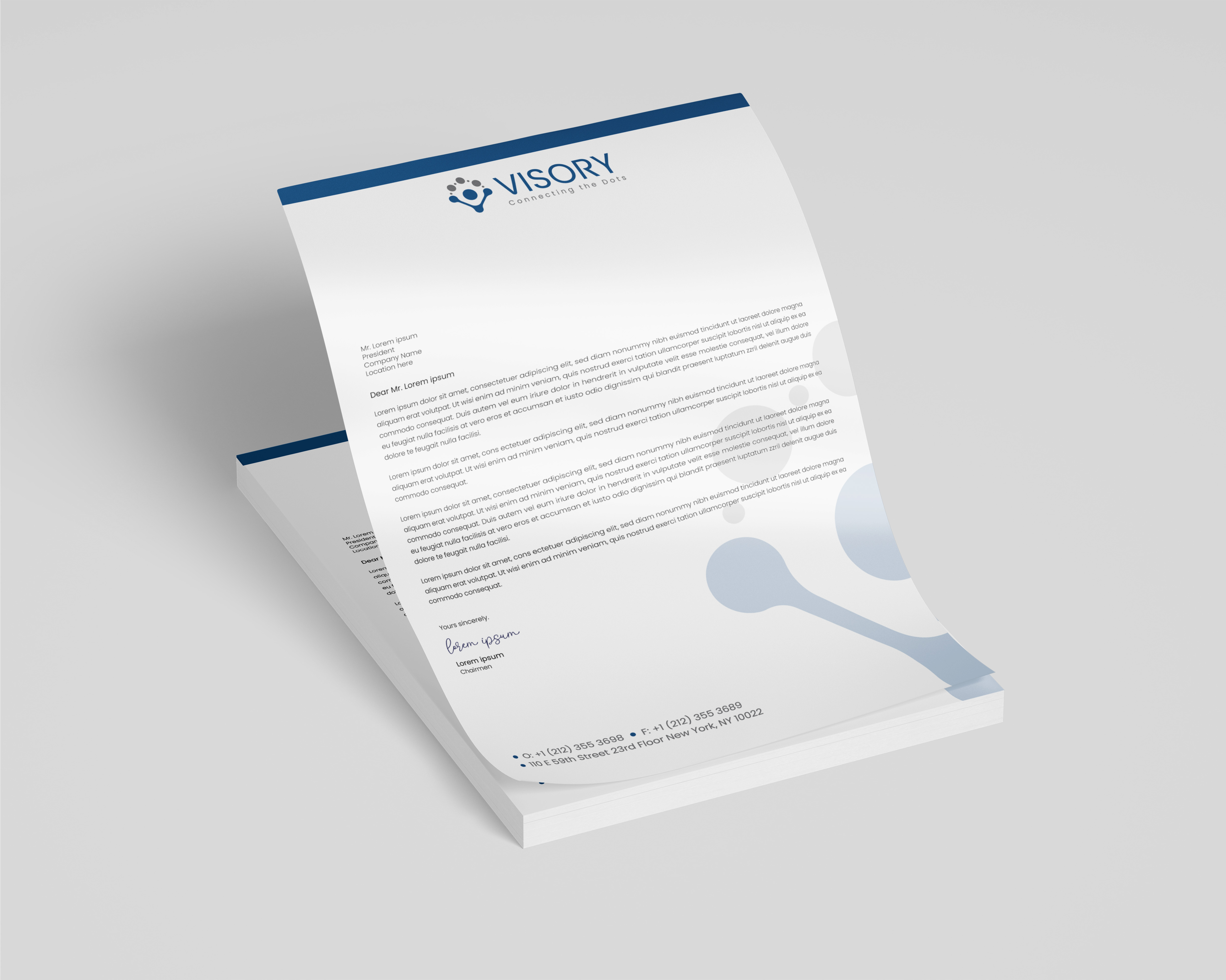 Design En-Tête par PixelUP Graphics pour Visory LLC | Design #31828715