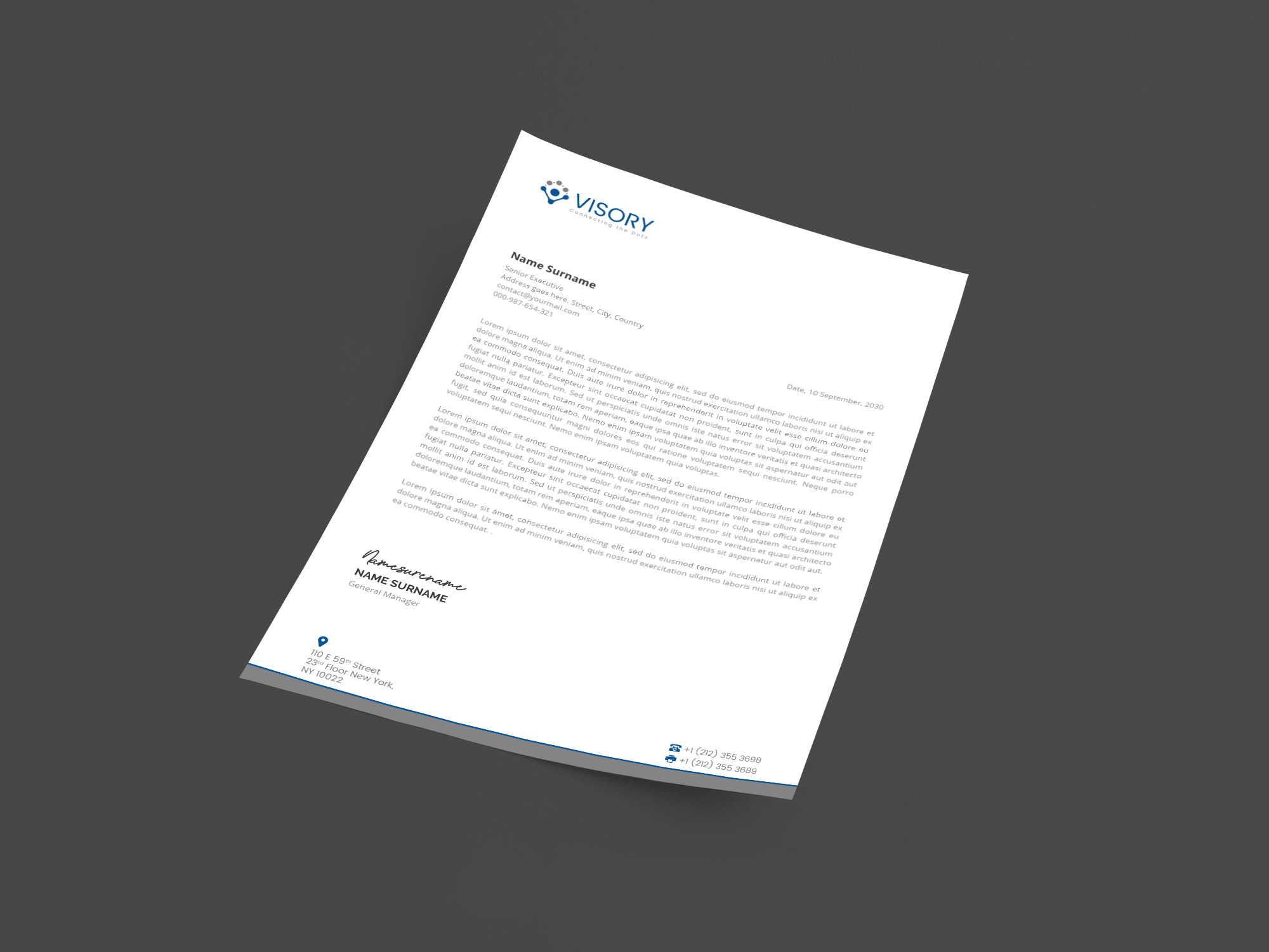 Design En-Tête par inventivao pour Visory LLC | Design #31825940