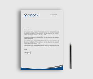Letterhead Design by LAXMI DESIGNHUB for Visory LLC | Design: #31826678