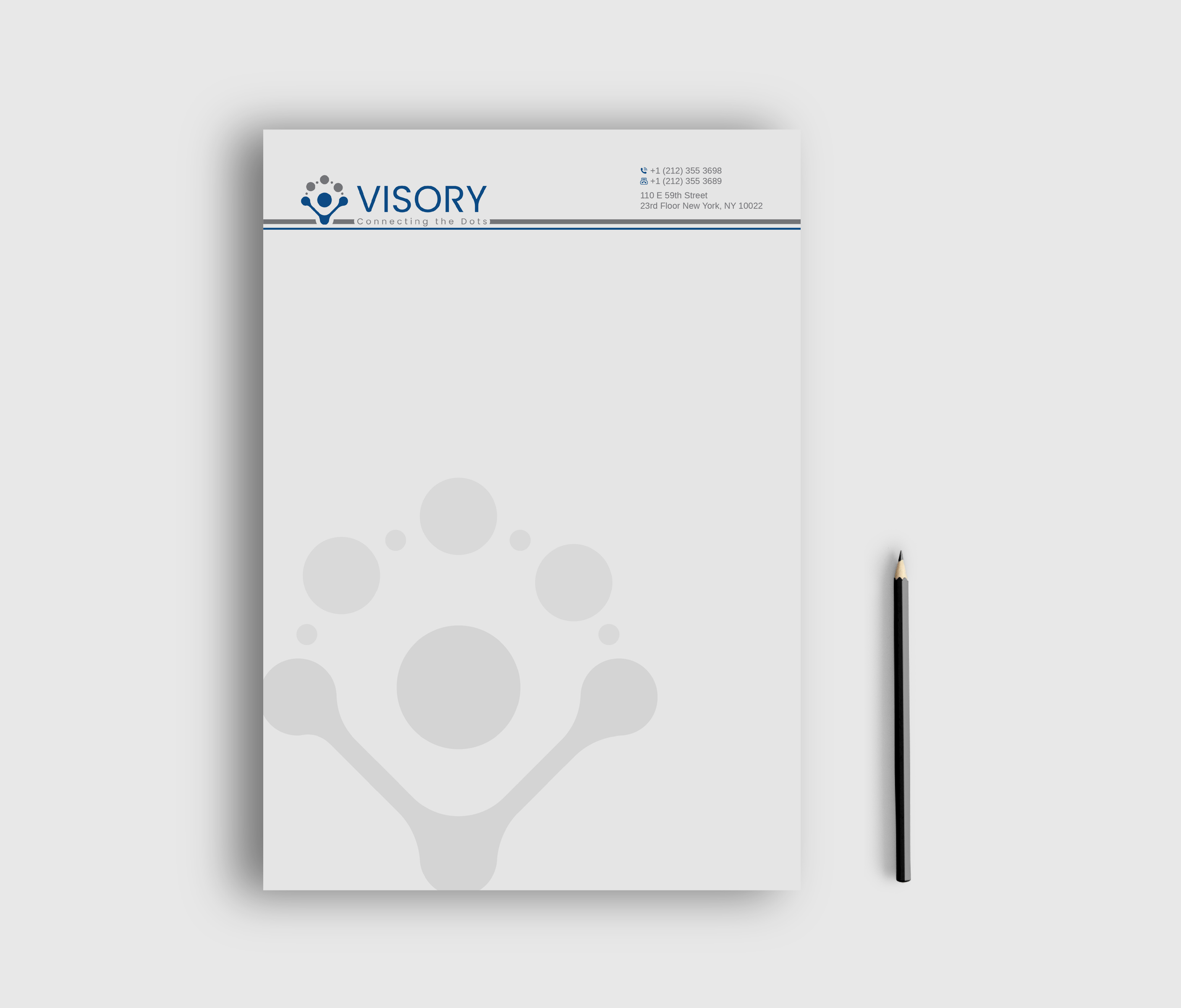 Letterhead Design by LAXMI DESIGNHUB for Visory LLC | Design #31826679