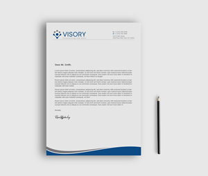 Letterhead Design by LAXMI DESIGNHUB for Visory LLC | Design: #31826680