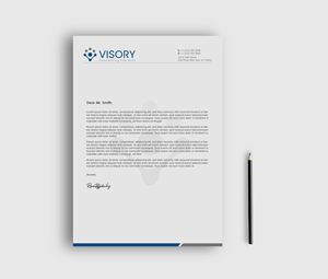 Letterhead Design by LAXMI DESIGNHUB for Visory LLC | Design: #31826681