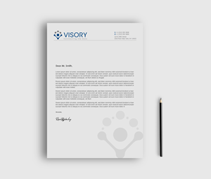 Letterhead Design by LAXMI DESIGNHUB for Visory LLC | Design: #31826684