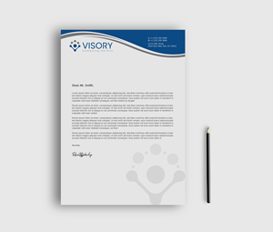 Letterhead Design by LAXMI DESIGNHUB for Visory LLC | Design: #31826685