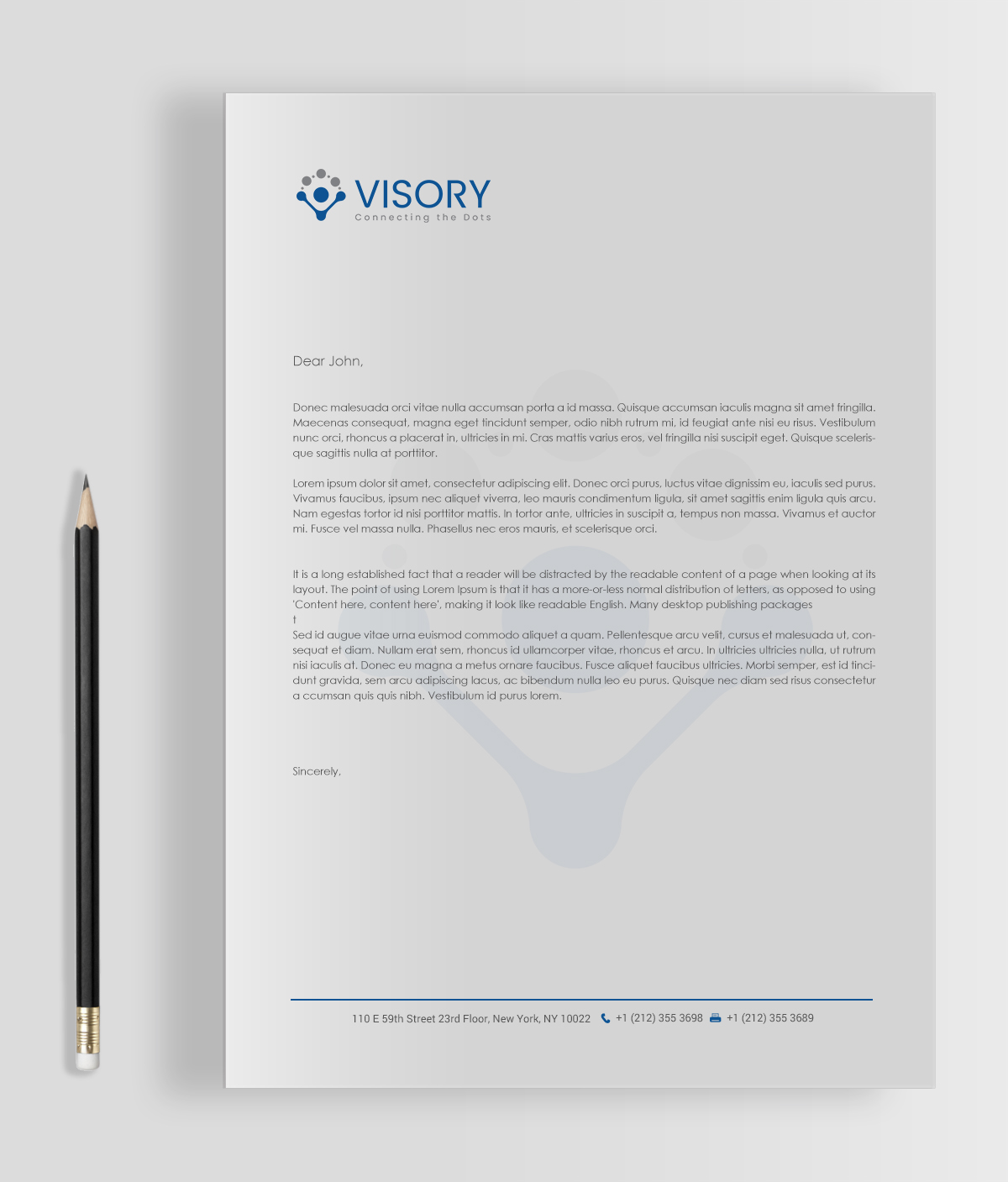 Diseño de Membrete por chandrayaan.creative para Visory LLC | Diseño #31827021