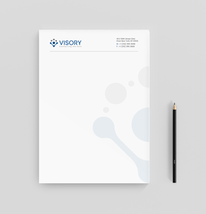 Letterhead Design by R.design for Visory LLC | Design: #31825367