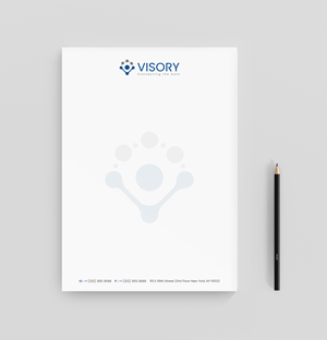 Letterhead Design by R.design for Visory LLC | Design: #31825504