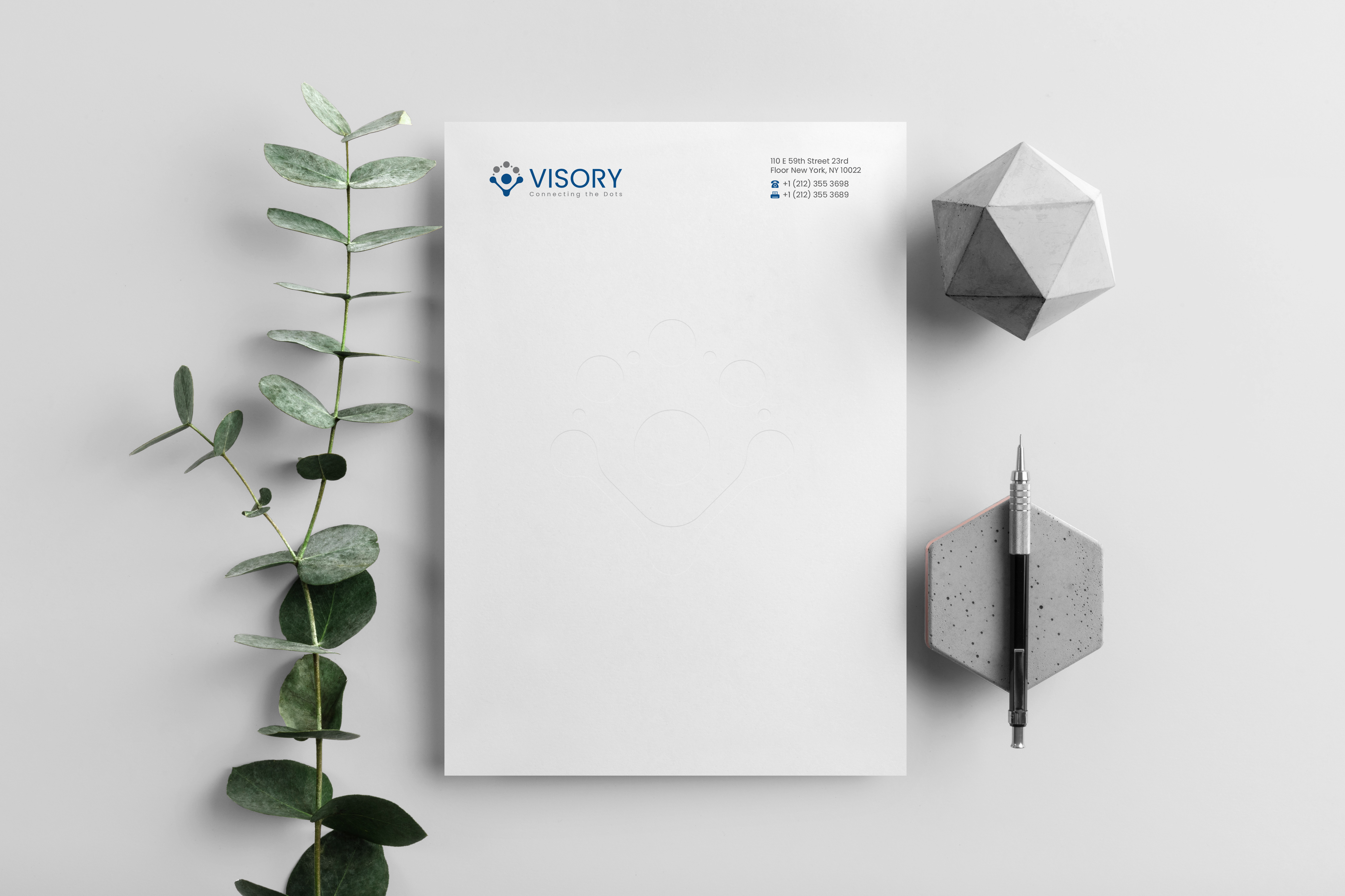 Letterhead Design by R.design for Visory LLC | Design #31825927