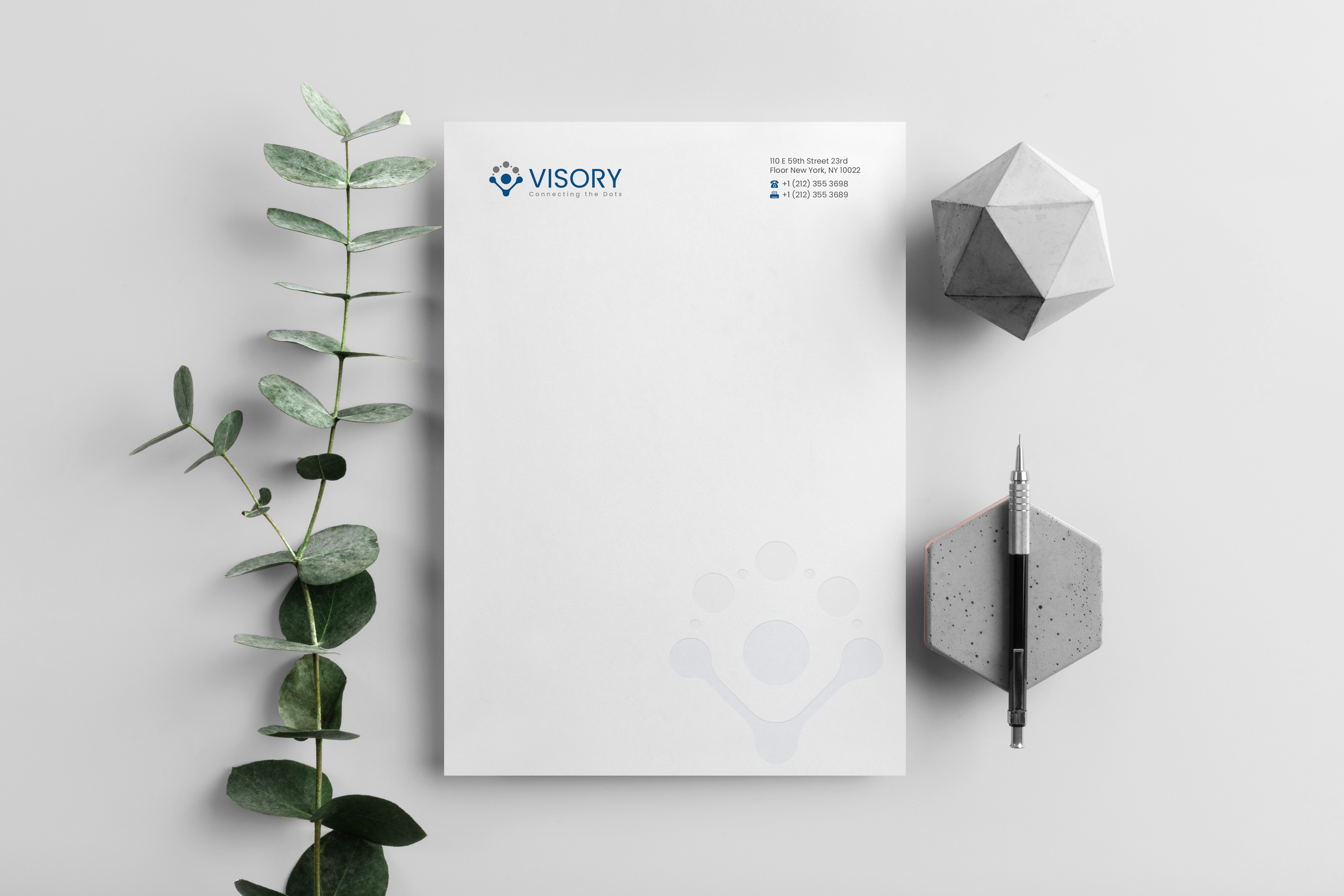 Letterhead Design by R.design for Visory LLC | Design #31825938