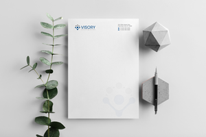 Letterhead Design by R.design for Visory LLC | Design: #31825938