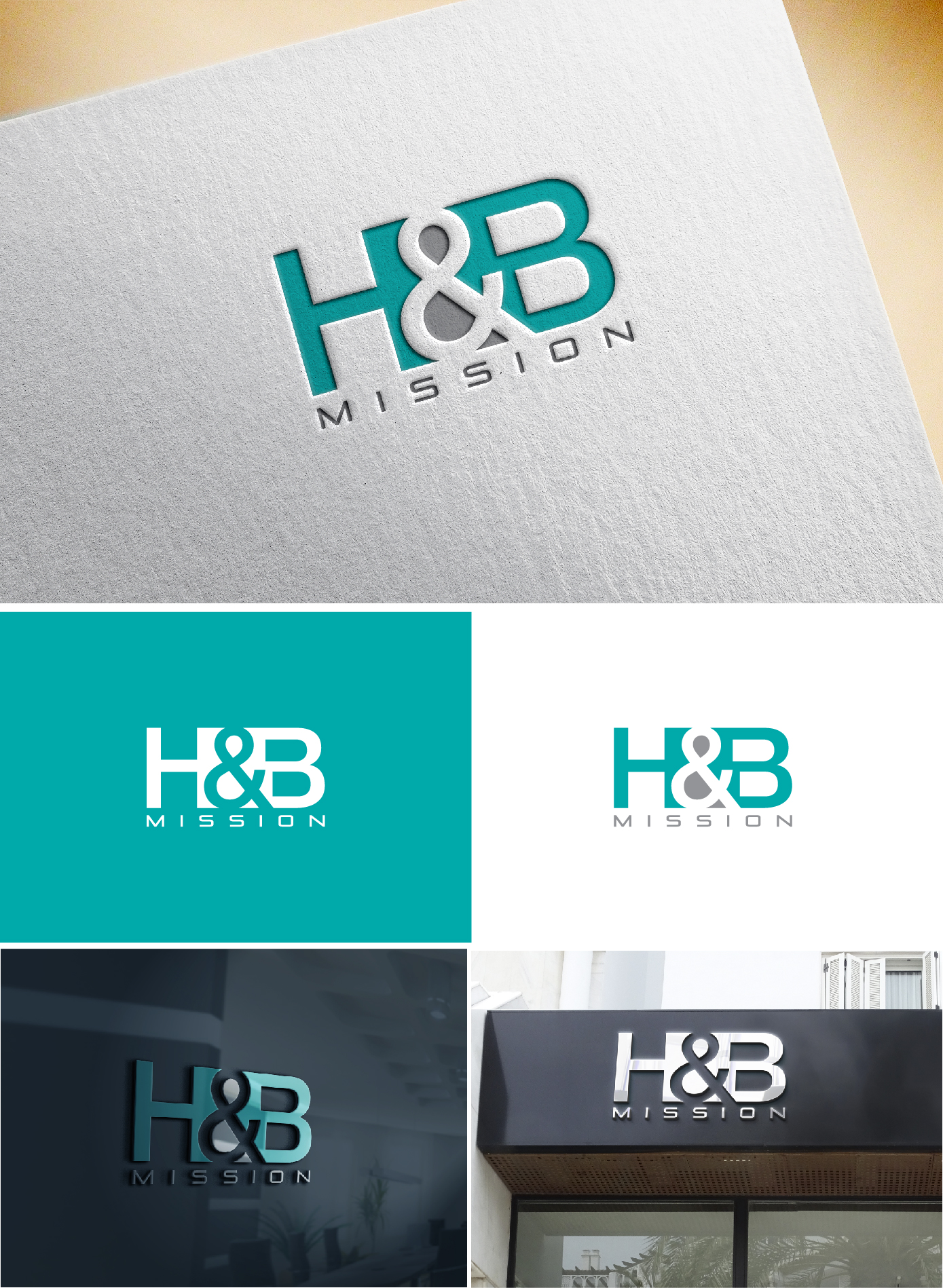 Logo Design by AL-BARAKAH for H&B Mission | Design #31826944