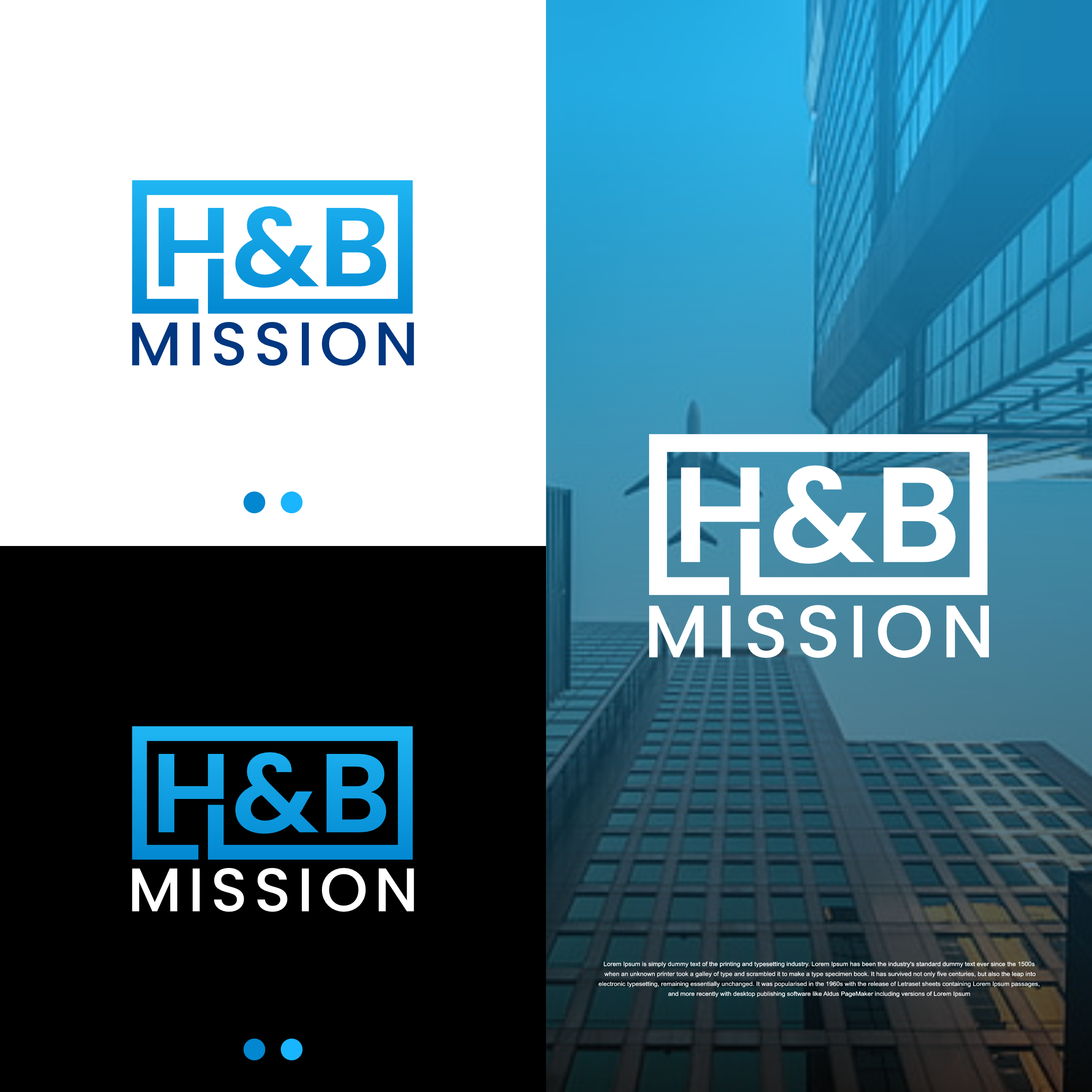 Logo Design by TULLUS STUDIO™ for H&B Mission | Design #31825330