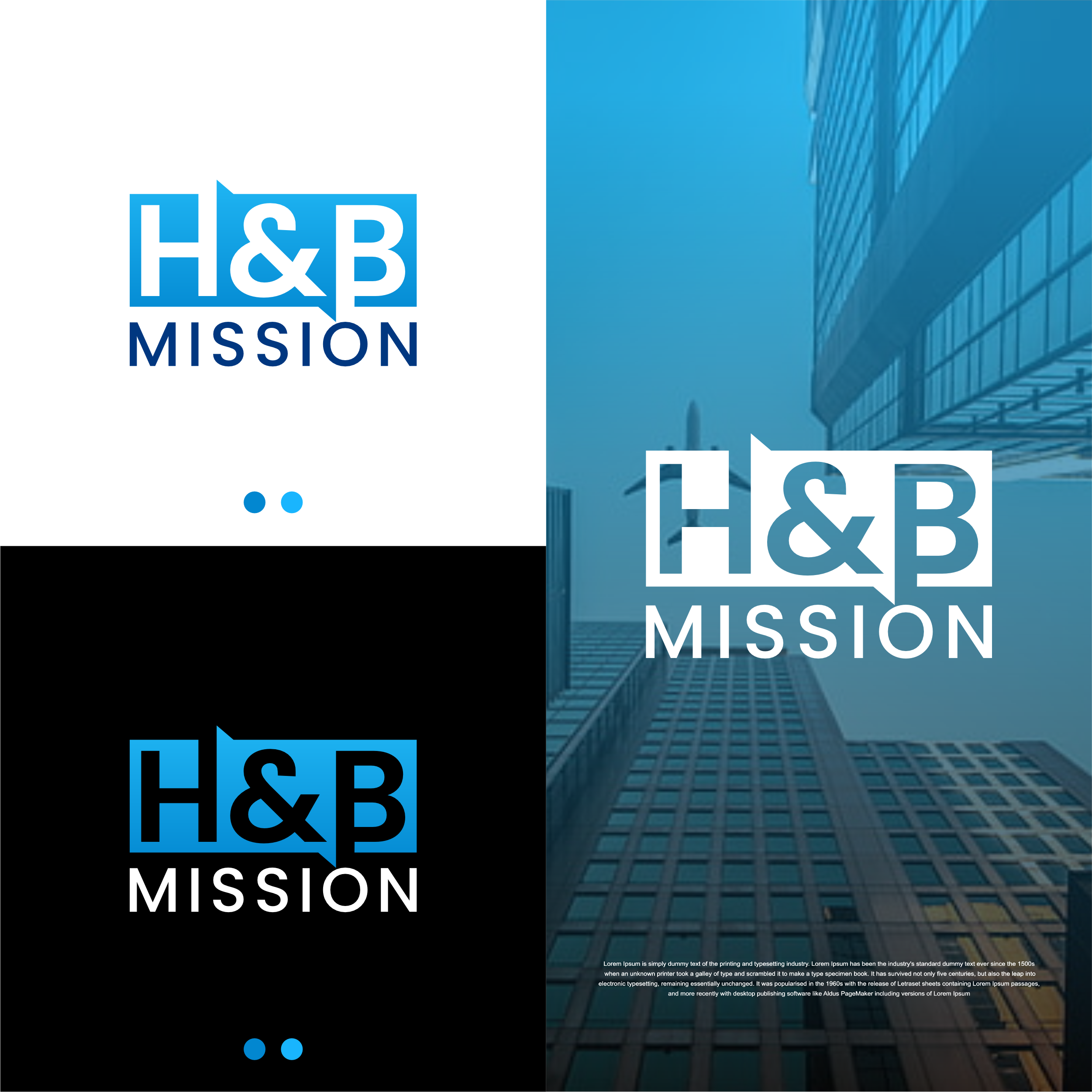 Logo Design by TULLUS STUDIO™ for H&B Mission | Design #31825332